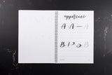 Watercolor Lettering Practice Sheets-New Edition