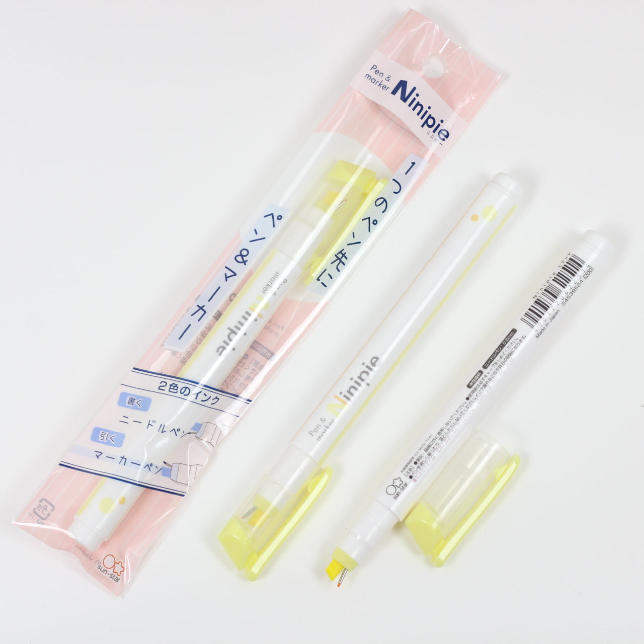 SUN-STAR Ninipie Marker Pen+Highlighter