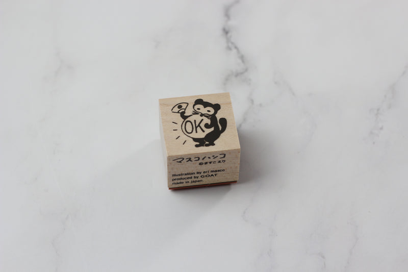 GOAT Ok Wooden Stamp