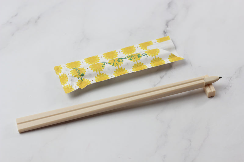 JP Split Chopstick Ballpoint Pen Tan Popo