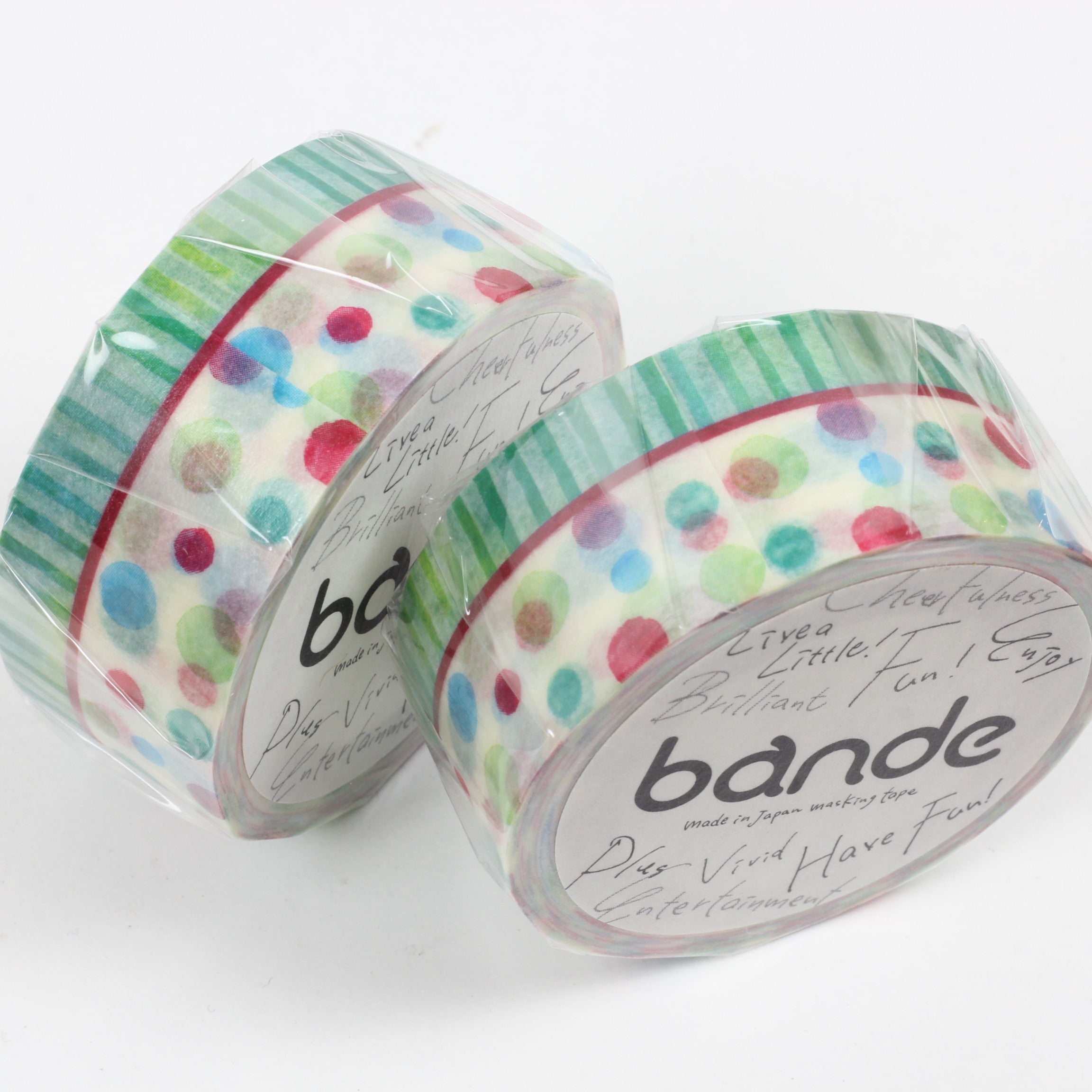 BDA035 Japon縞に水玉 Washi Tape