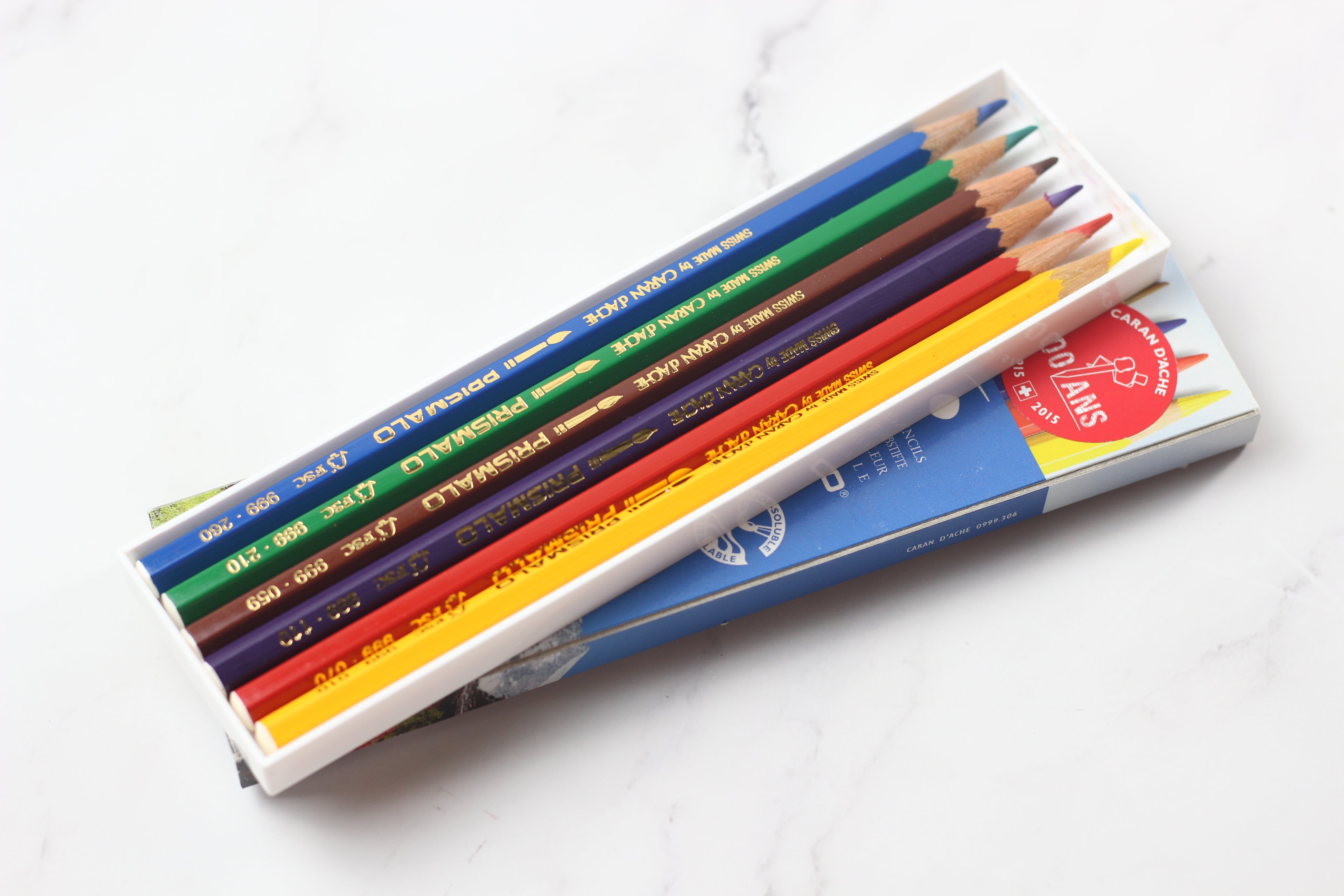 CARAN D'ACHE Color Pencils Prismalo 6 Color Pencils