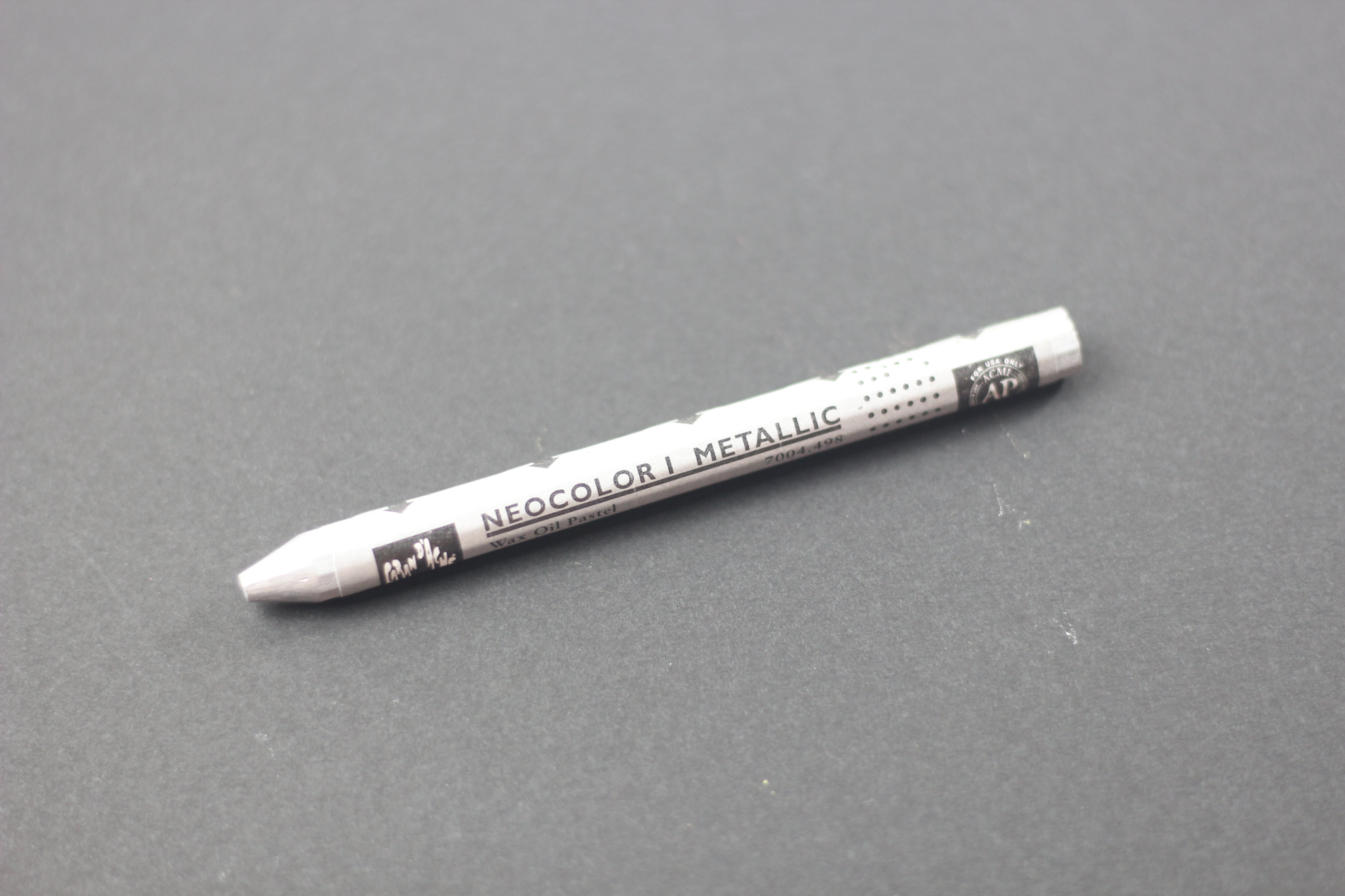 CARAN D'ACHE Neocolor I Wax Pastels Metallic Silver