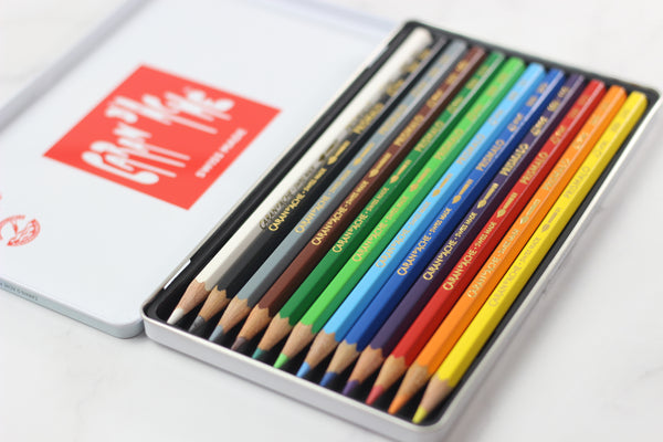 Caran d'Ache Prismalo Aquarelle Colouring Pencils 12 Pcs