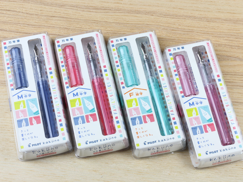 PILOT Kakuno Fountain Pen Family Series Mama Red