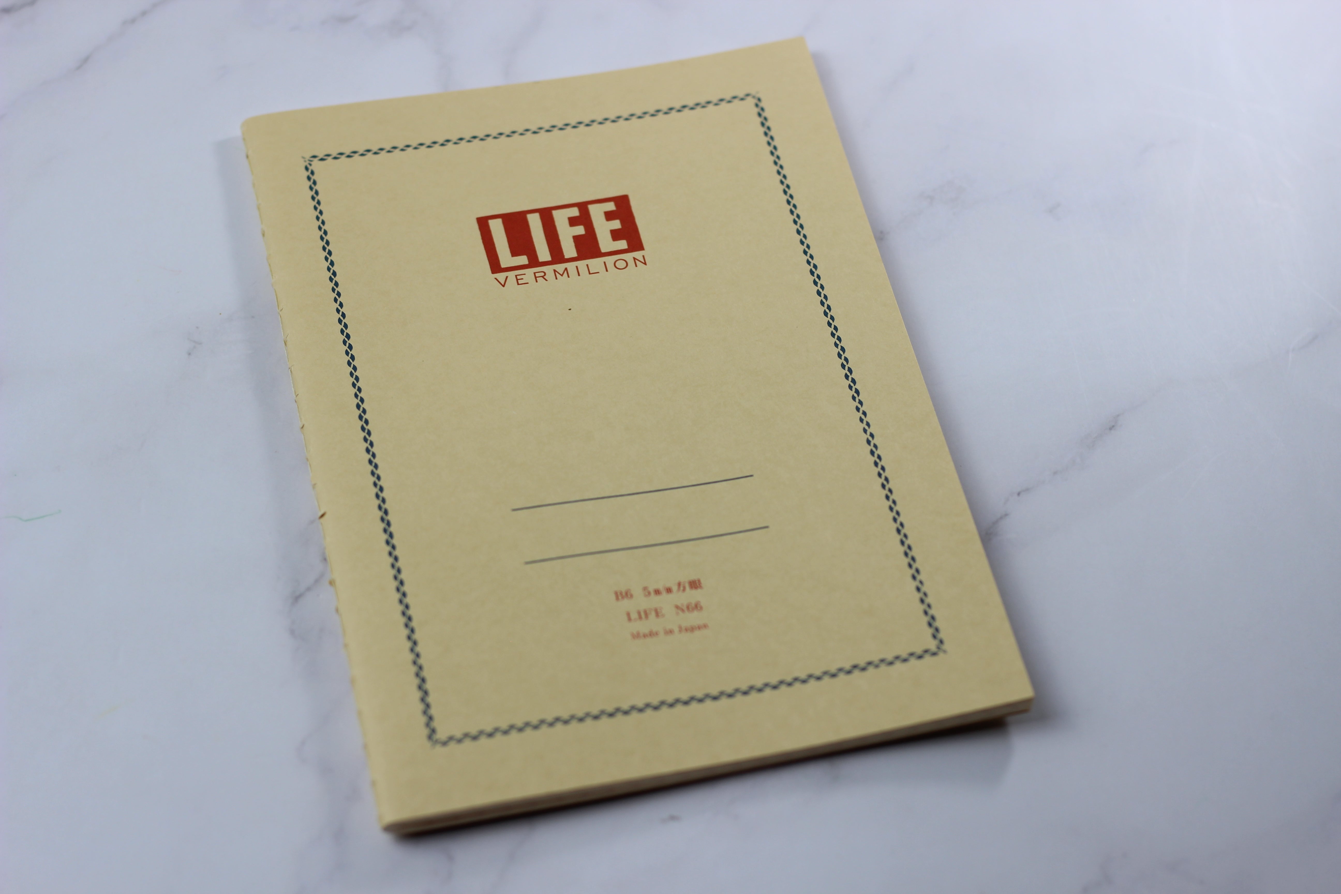 LIFE Vermillion Note 128 x 182mm 5mm Grid