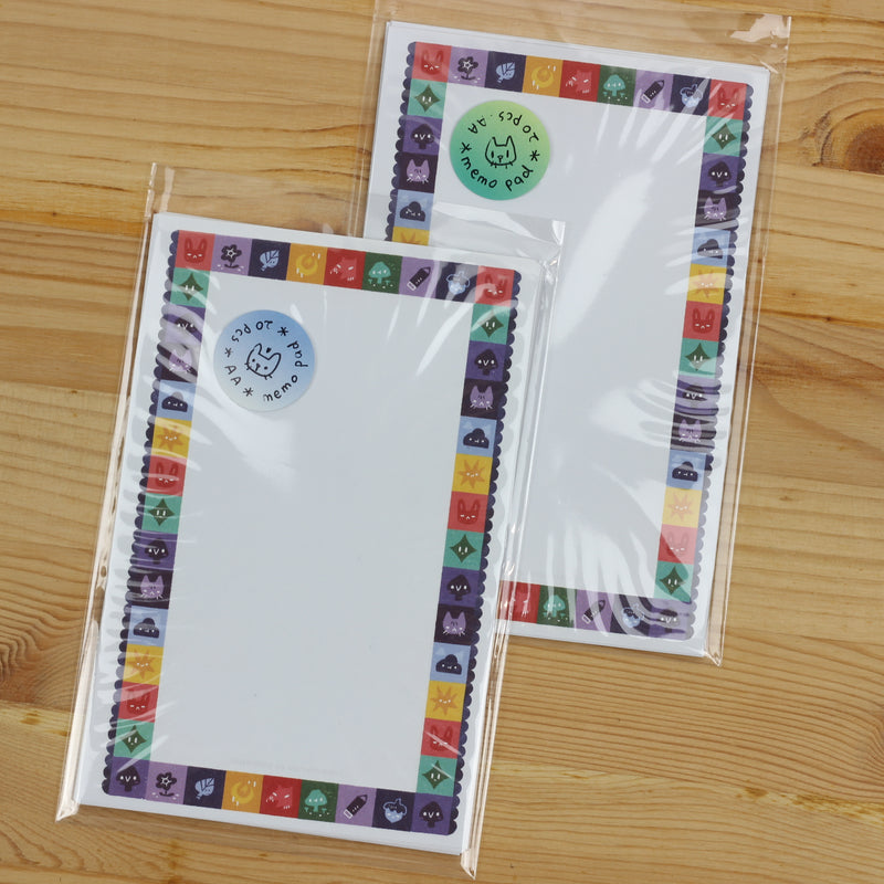 AZREENCHAN Memo Pad Happy Team