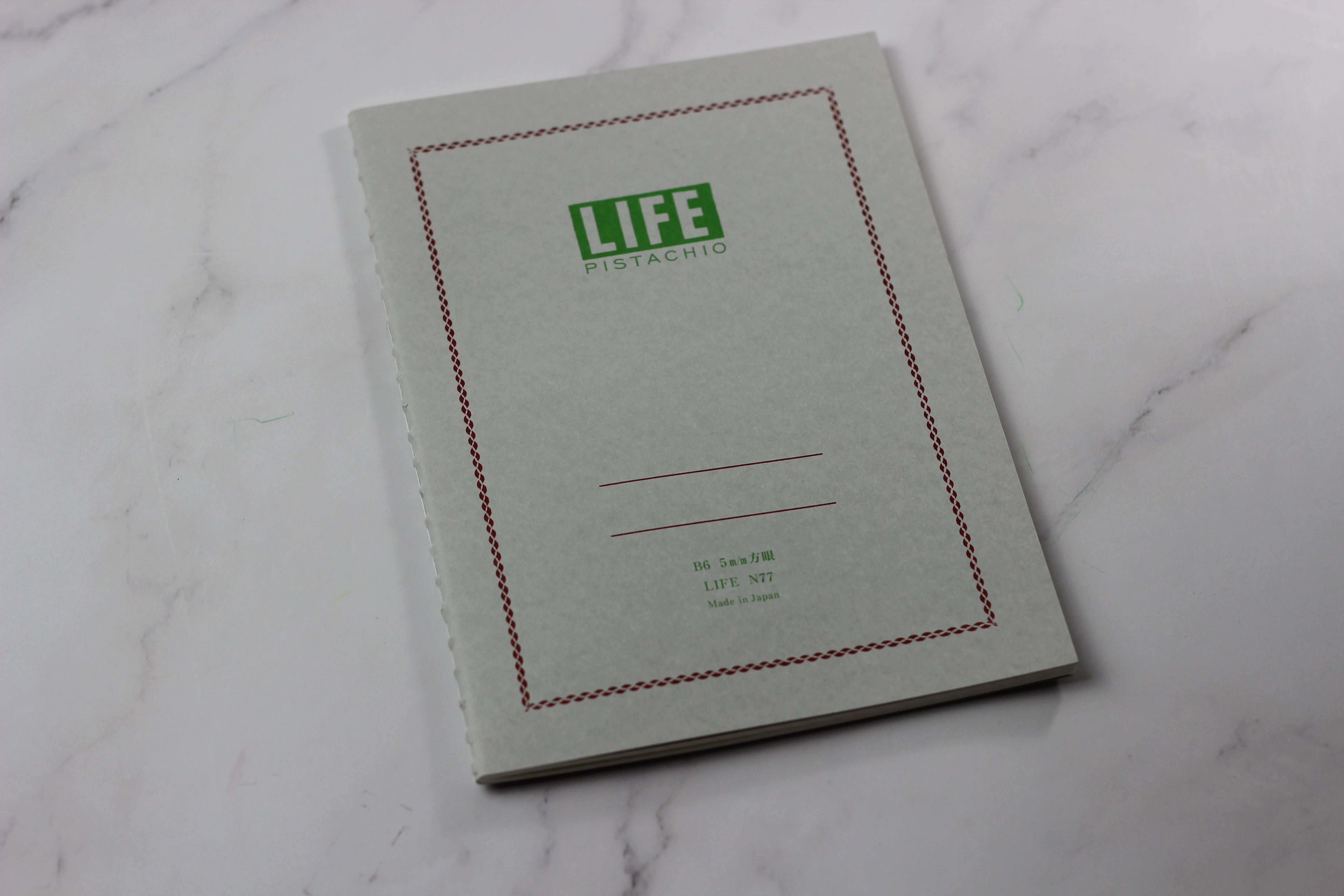 LIFE Pistachio Note 128 x 182mm 5mm B6 Grid