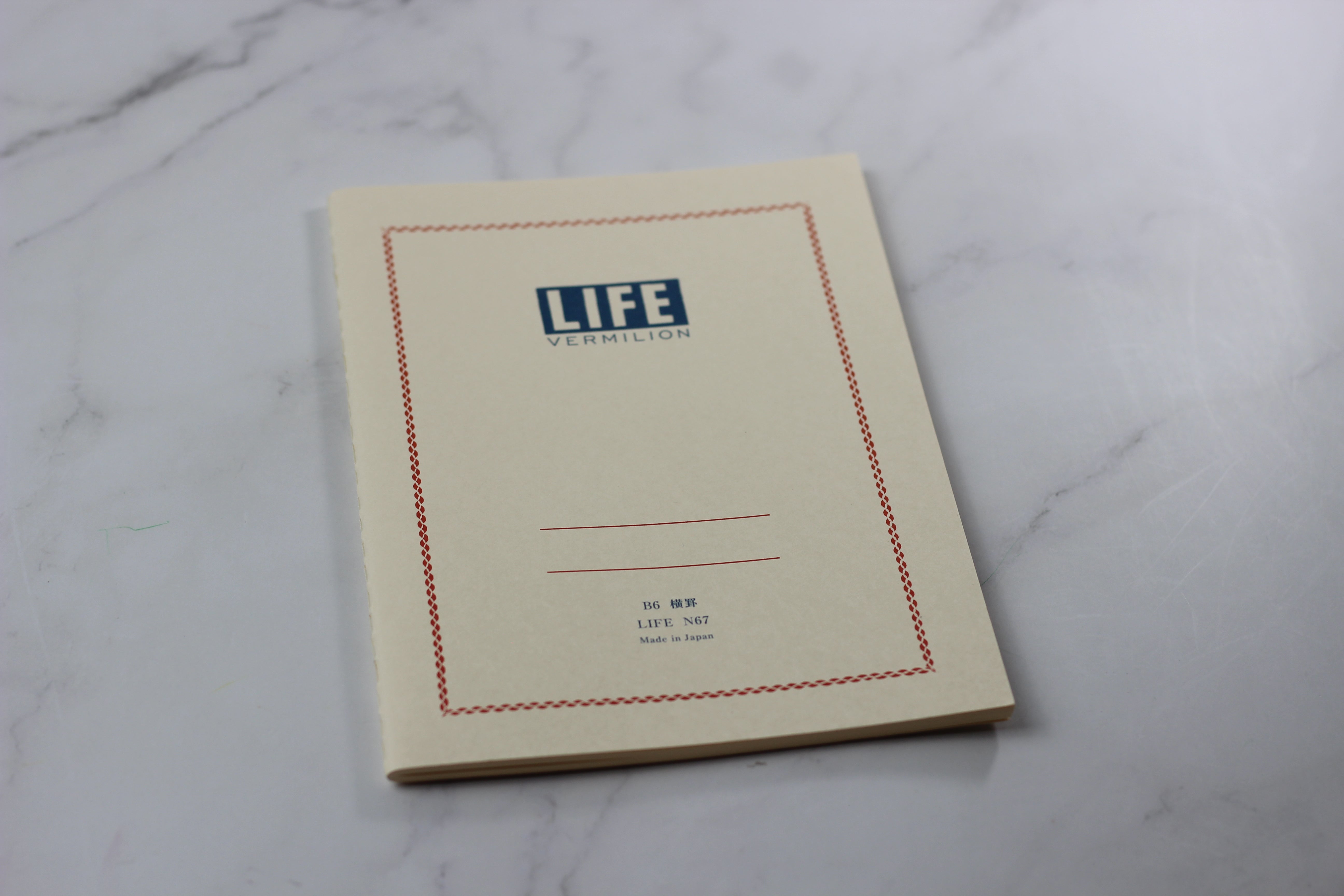 LIFE Vermillion Note 128 X 182mm 7mm Ruled