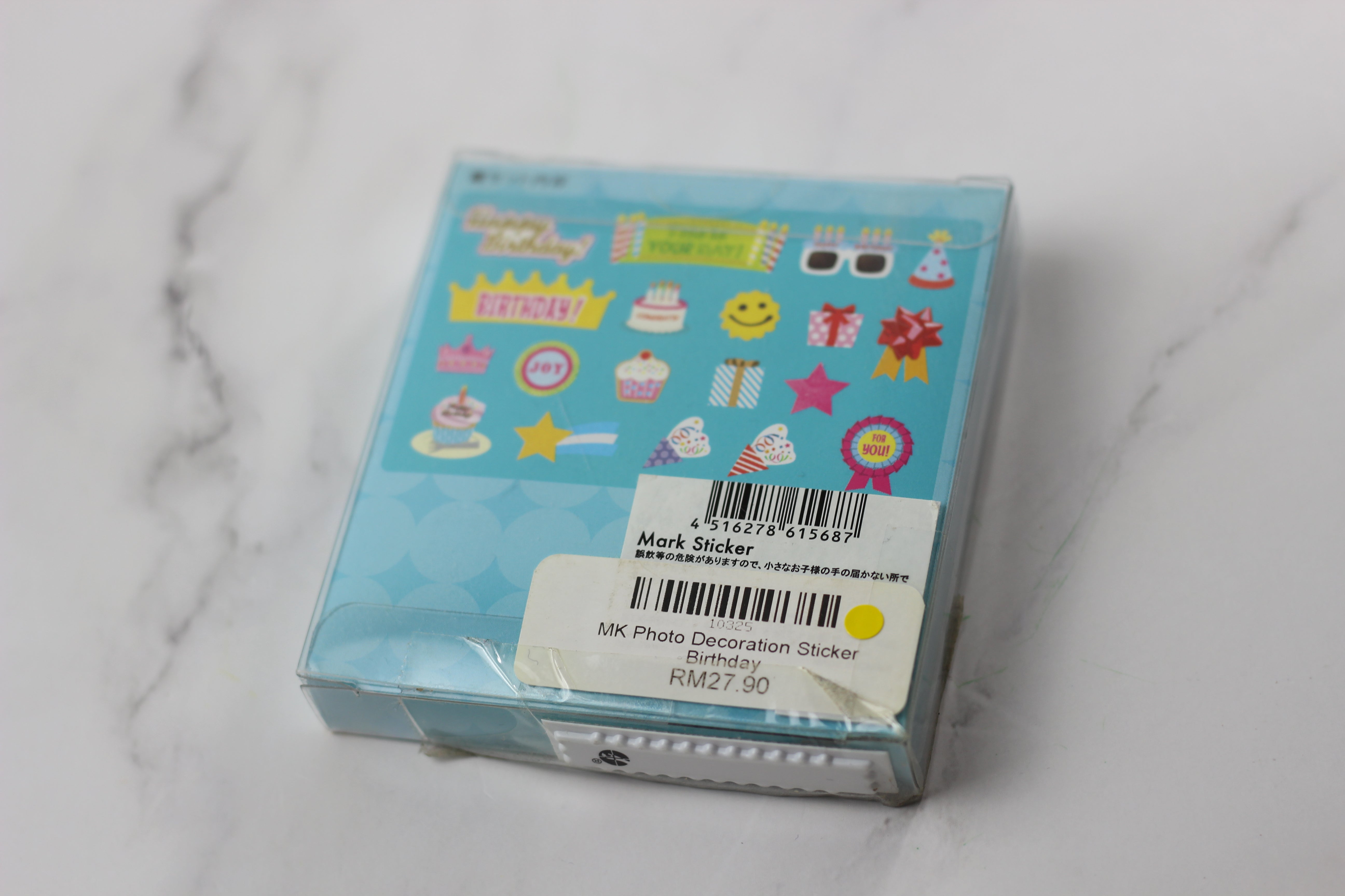 MK Photo Decoration Sticker Birthday