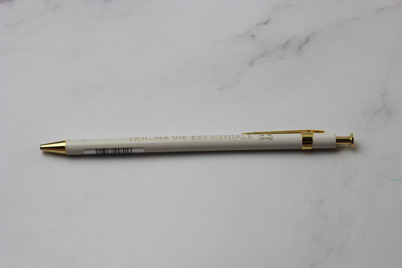 MK Ballpoint Pen White