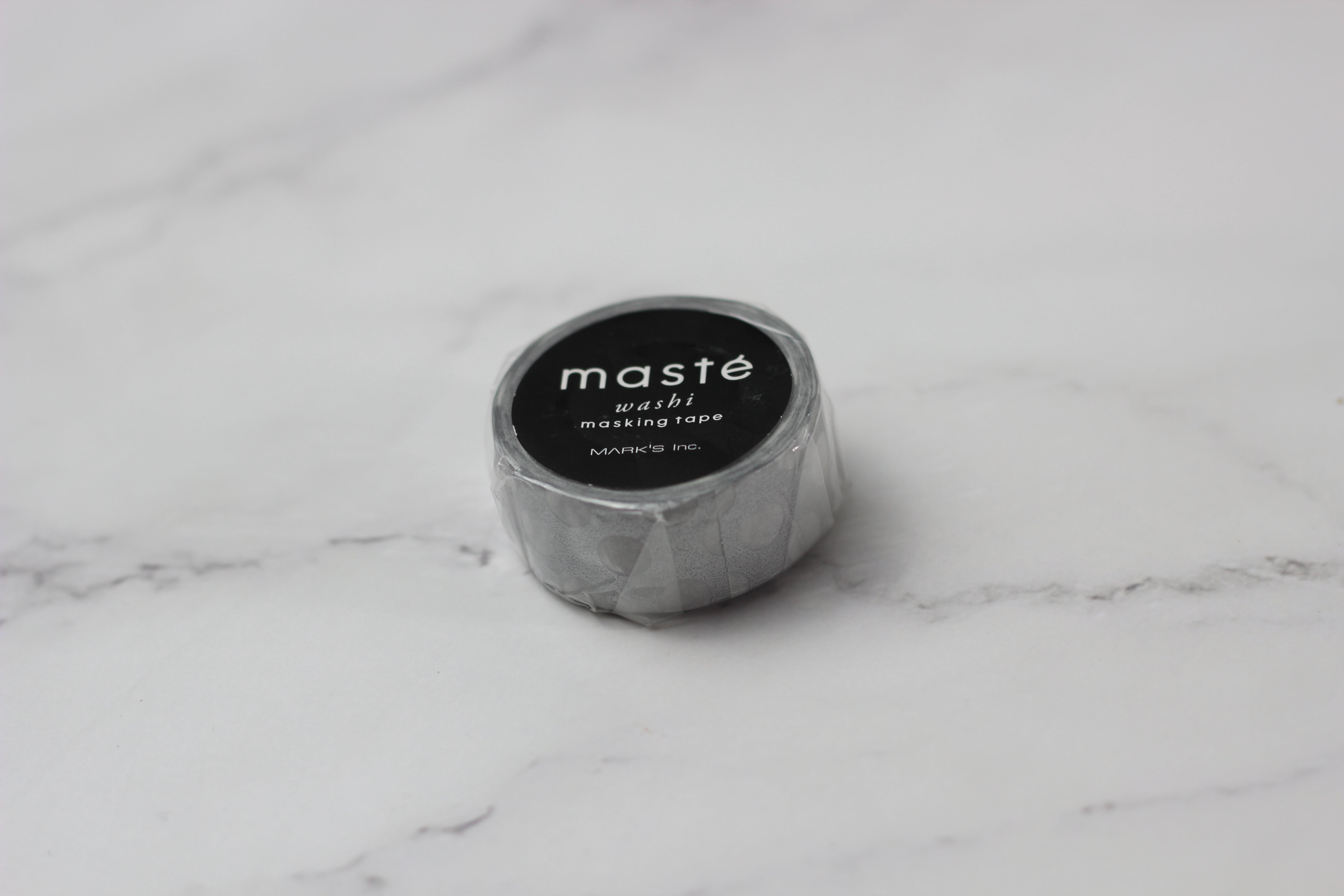 MK Masking Tape Silver Dot
