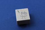MICIA Wooden Rubber Stamp Bakery Girl
