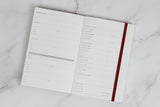 MK Travel Journal Red