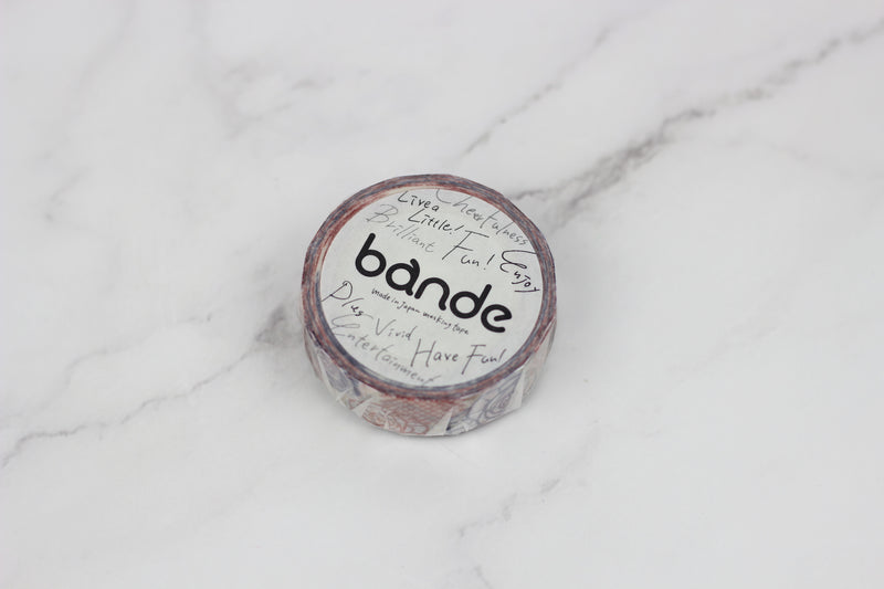 BDA036 Japon花模様 バラ Washi Tape