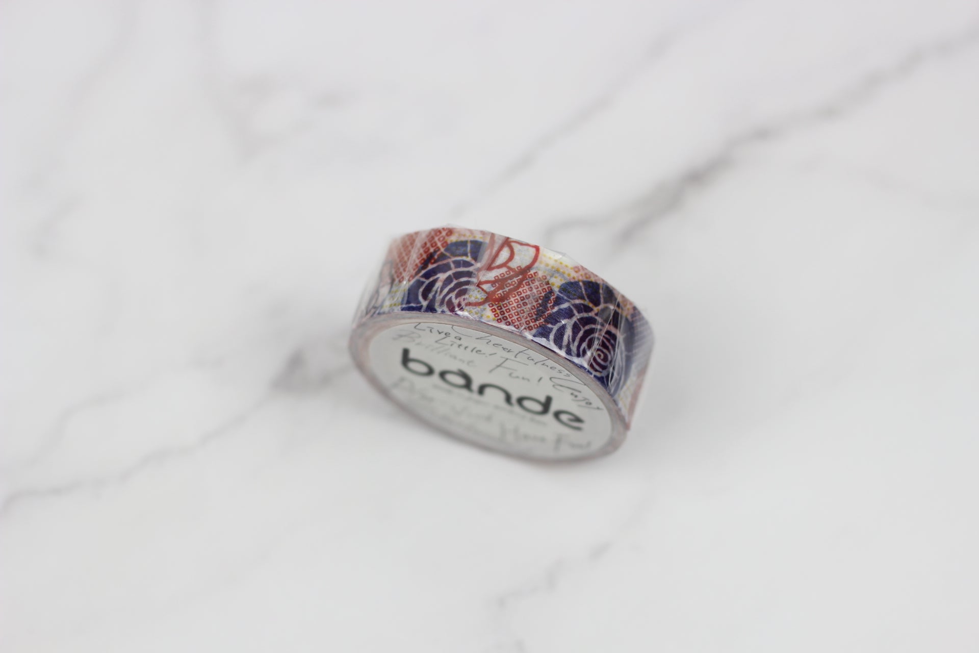 BDA036 Japon花模様 バラ Washi Tape