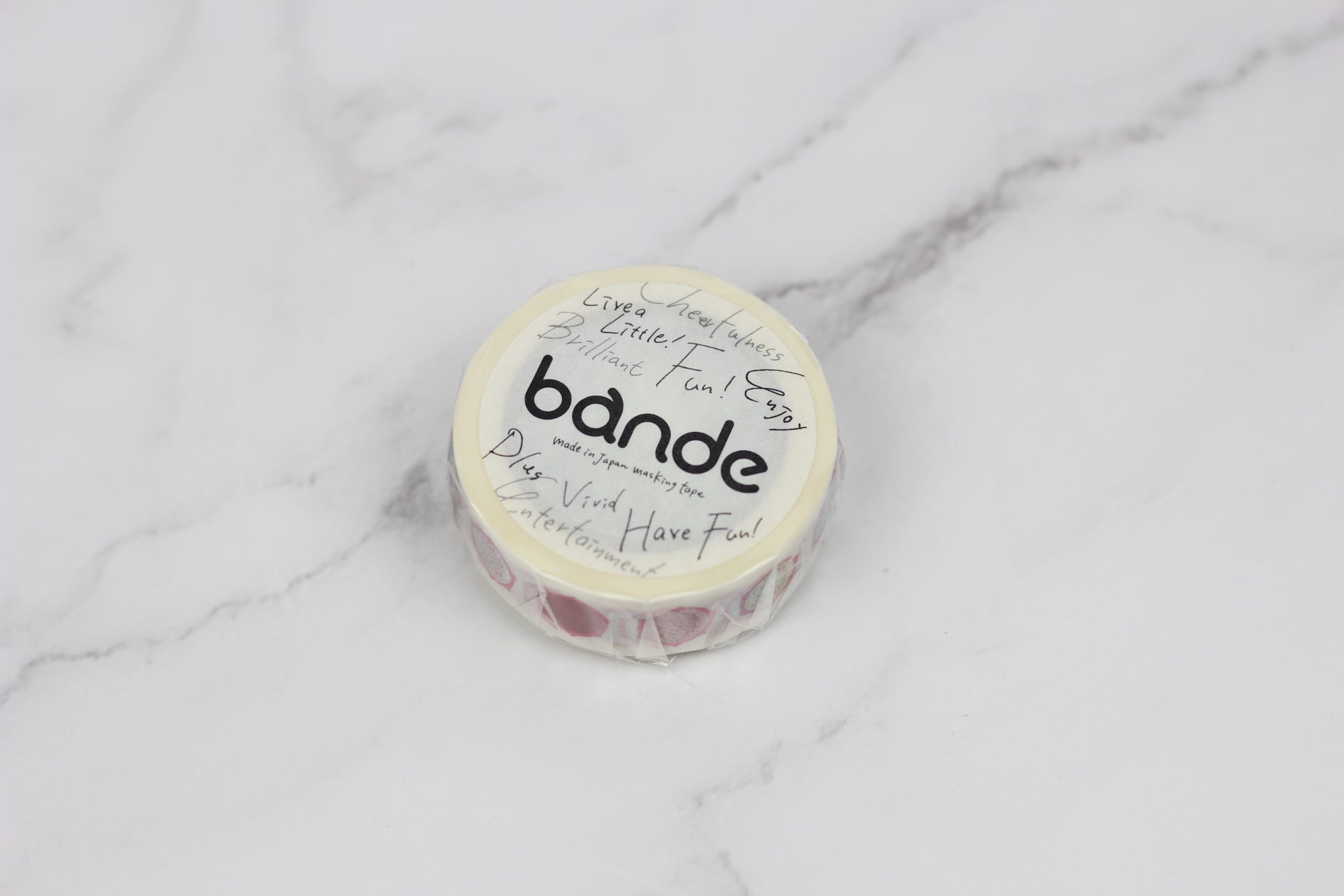 BDA080 ドラゴンフルーツホワイト Washi Tape