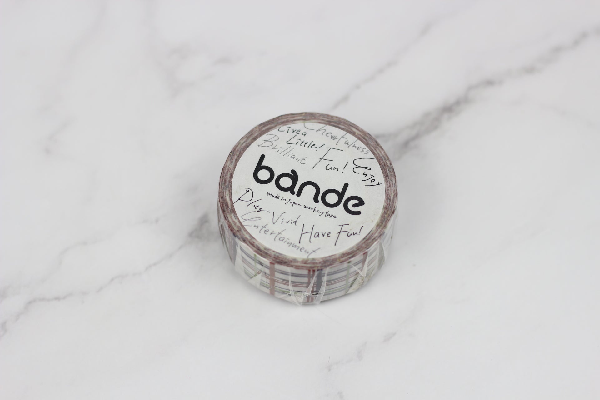 BDA033 Japonみずたま格子 赤 Washi Tape