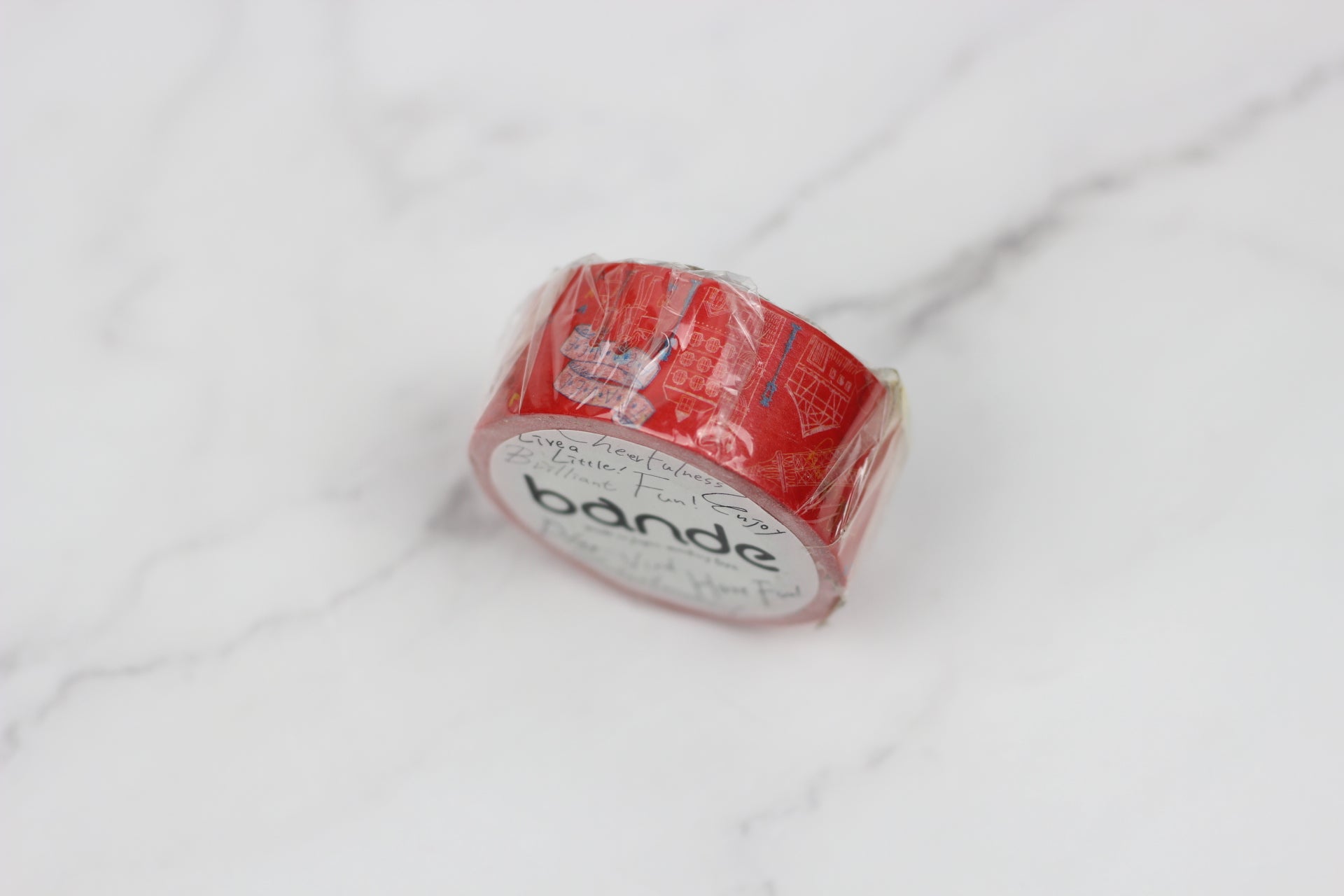 BDA054 パリレッド Washi Tape