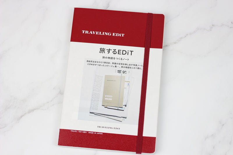 MK Travel Journal Red