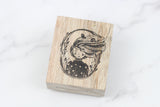 BLACK MILK PROJECT Rubber Stamp Whimsical Portrait Raven