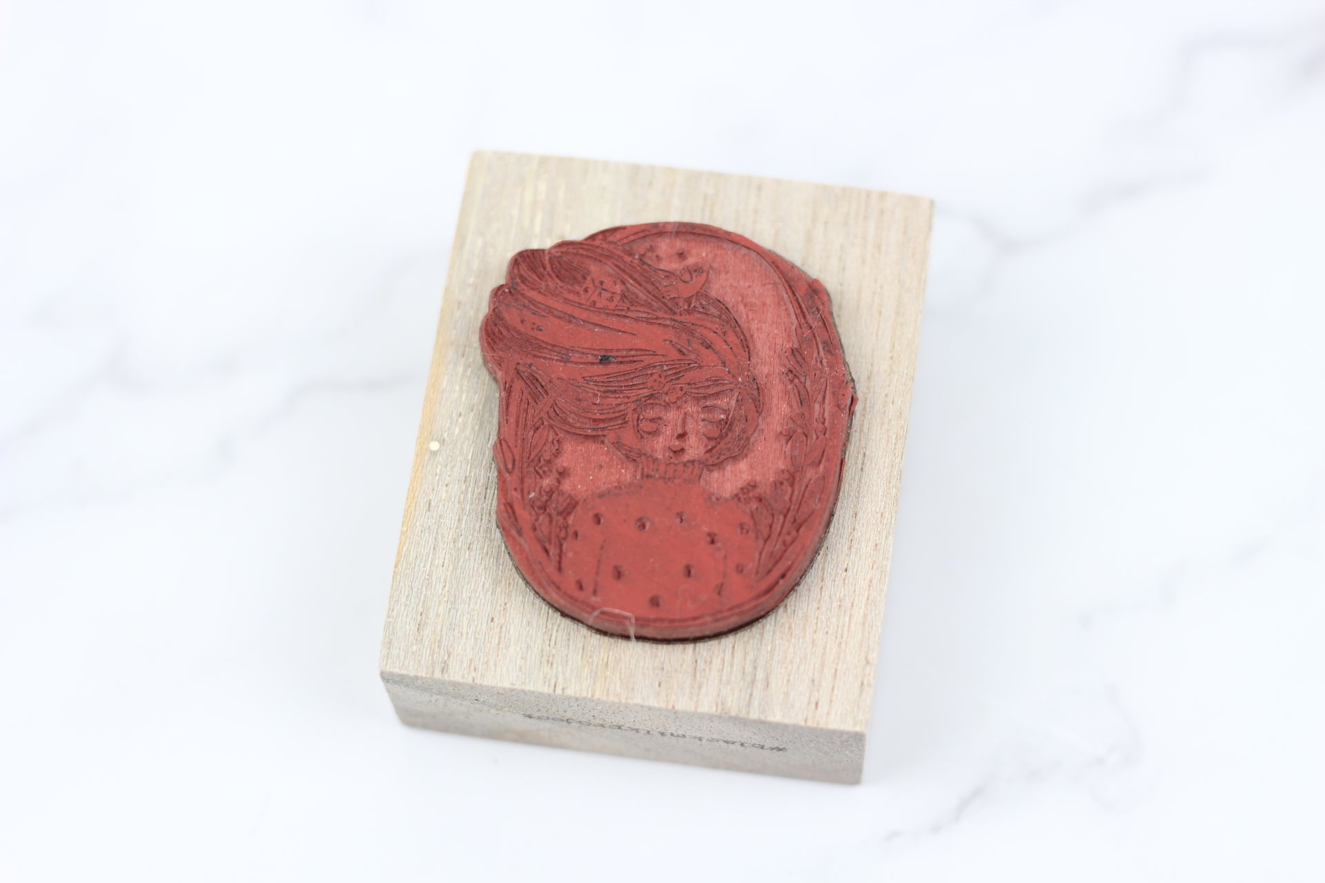 BLACK MILK PROJECT Rubber Stamp Whimsical Portrait Raven