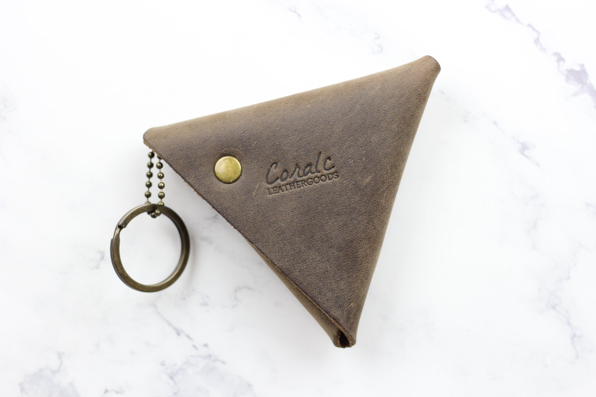 CORALC ATELIER Triangle Coin Pouch Key Holder