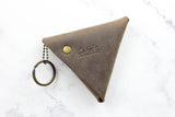 CORALC ATELIER Triangle Coin Pouch Key Holder