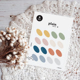 SUATELIER Plain Deco Stickers