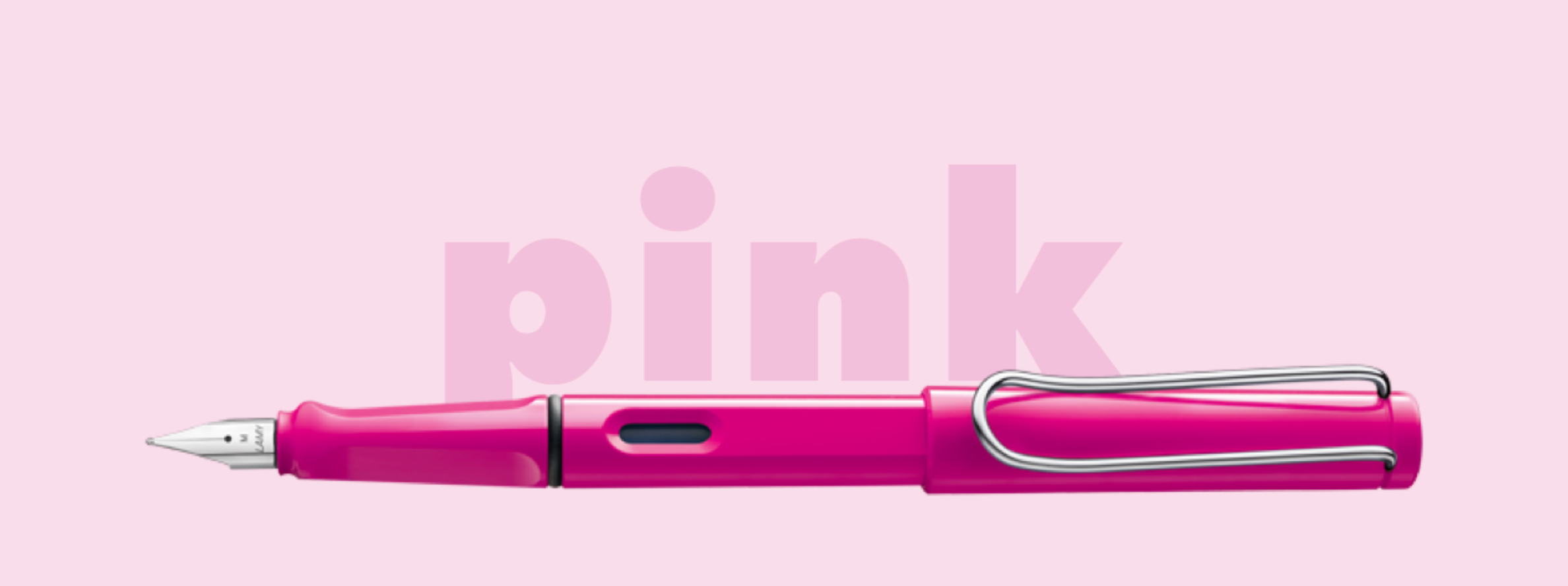 LAMY Safari Fountain Pen Shiny Pink