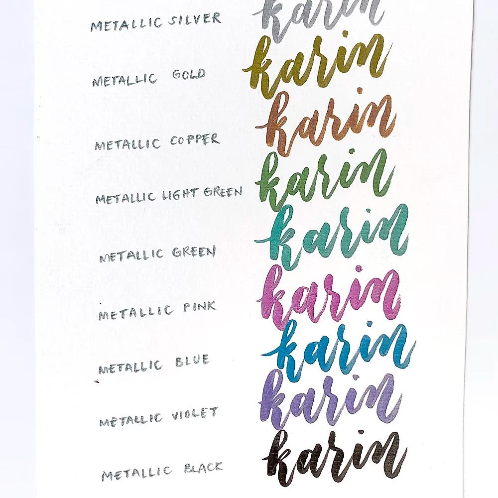 KARIN DecoBrush Metallic Colors
