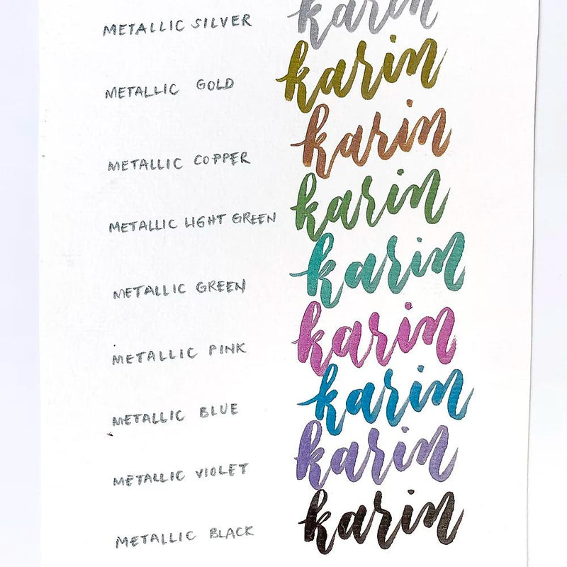 KARIN DecoBrush Metallic Colors