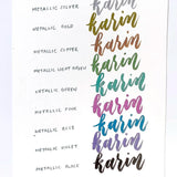 KARIN DecoBrush Metallic Colors