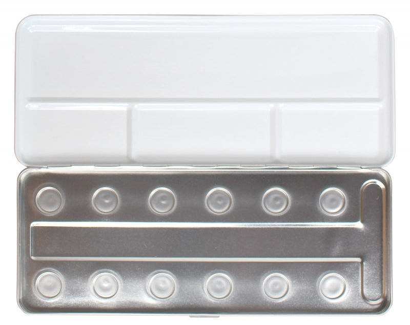 COLIRO FINETEC Metal Watercolor Box Empty/12 Colors 30mm