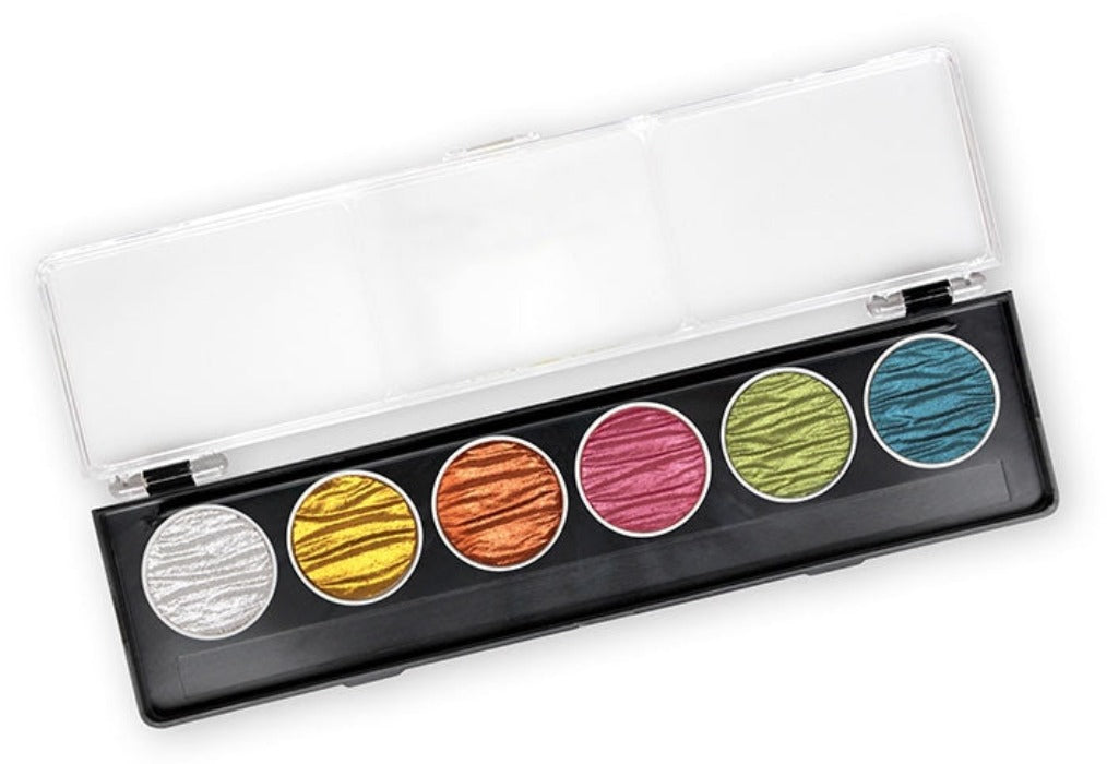 COLIRO FINETEC Pearl Color Set 6 Colors 30mm Plastic Case