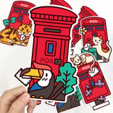 LOKA MADE Malaysia Shaped Postcard Hornbill with Care