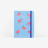 MOSSERY Refillable Wirebound Hardcover Sketchbook - Flamingo Blue