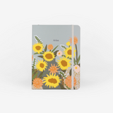 MOSSERY Refillable Wirebound Hardcover Sketchbook - Sunflowers