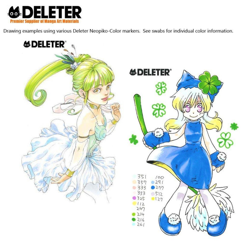 DELETER Color Marker 6Colors Set