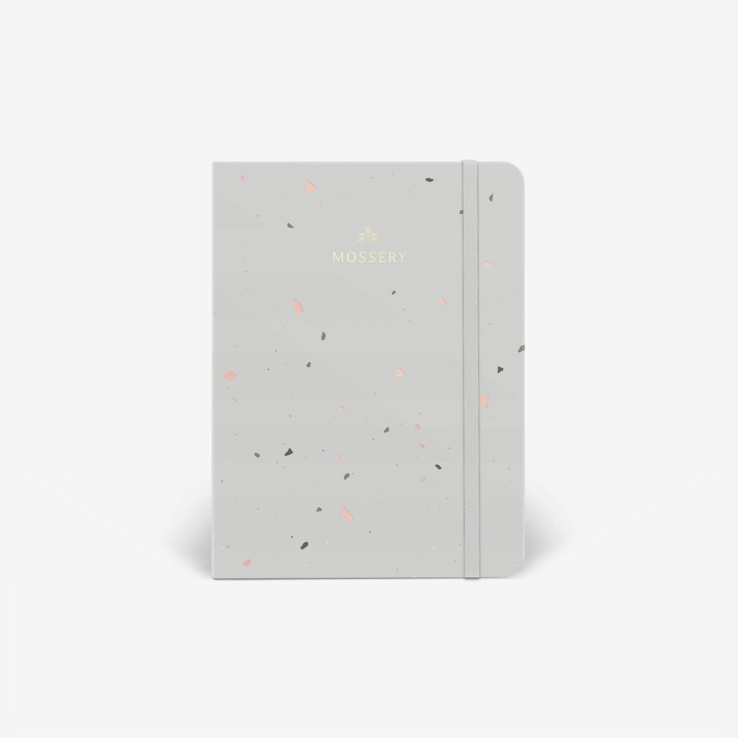 MOSSERY 2021 Hardcover Planner Monthly+Weekly Vertical-Stone Speckle 073