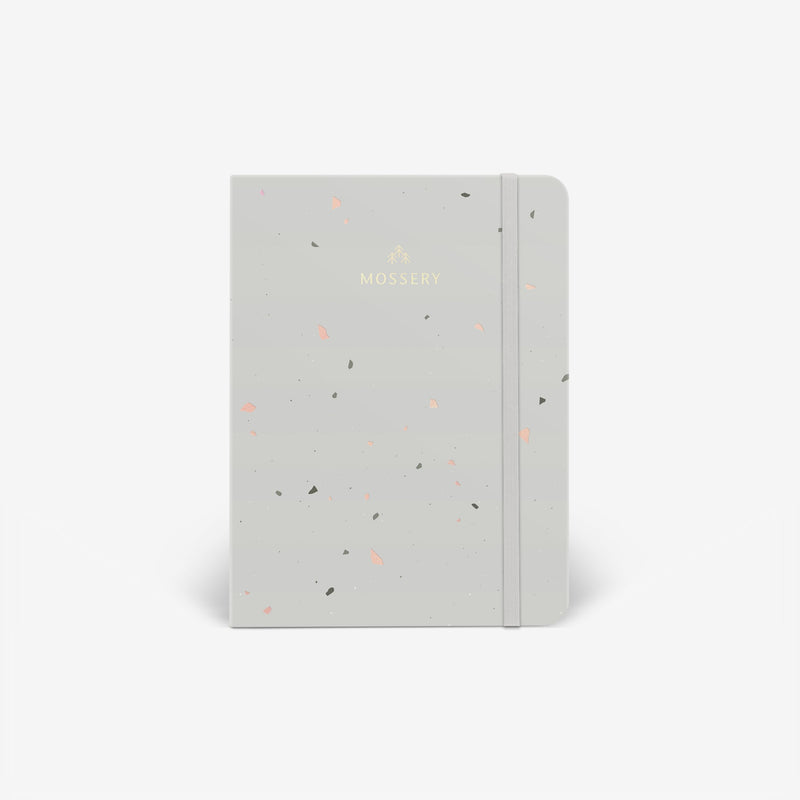MOSSERY 2021 Hardcover Planner Monthly+Weekly Vertical-Stone Speckle 073