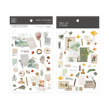MU Craft Print-On Sticker Leaves & Notes 138