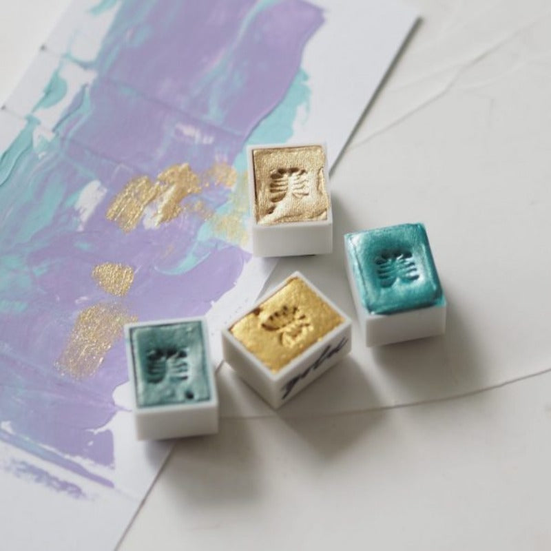 KLIGRAPHY Watercolor Half Pan Meitallics