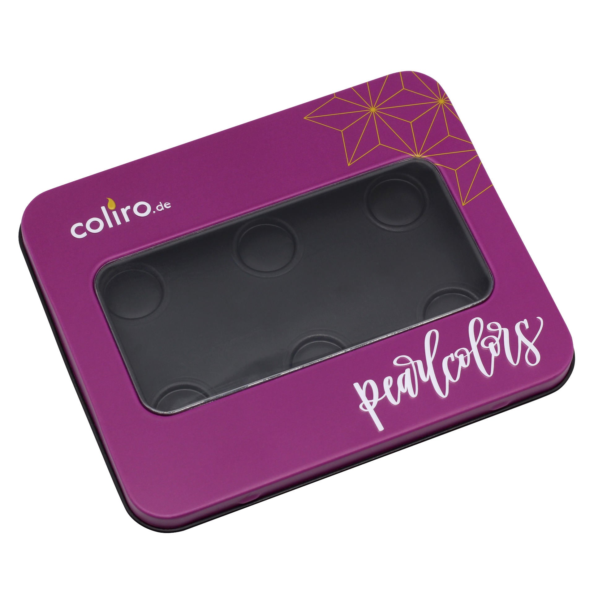 COLIRO FINETEC Pearl Metal Box 6 Colors 30mm