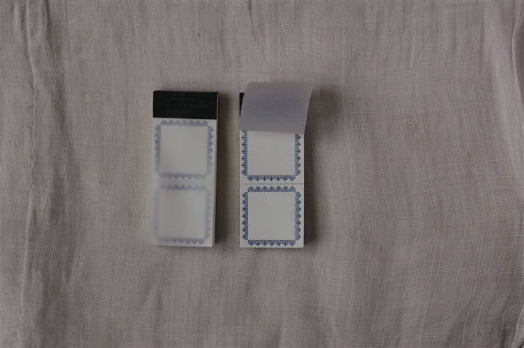 CLASSIKY Letterpress Label Book Dark Blue