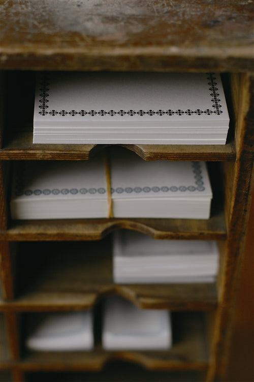 CLASSIKY Letterpress Memo Card Brown