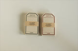 CLASSIKY Letterpress Label Card Maroon