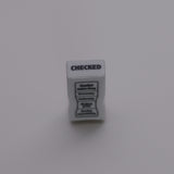 CLASSIKY Porcelain Stamp Checked