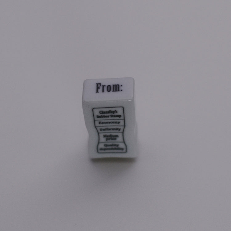 CLASSIKY Porcelain Stamp From