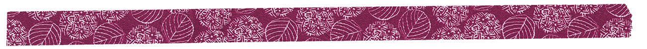 CLASSIKY Hydrangea Masking Tape Red Purple